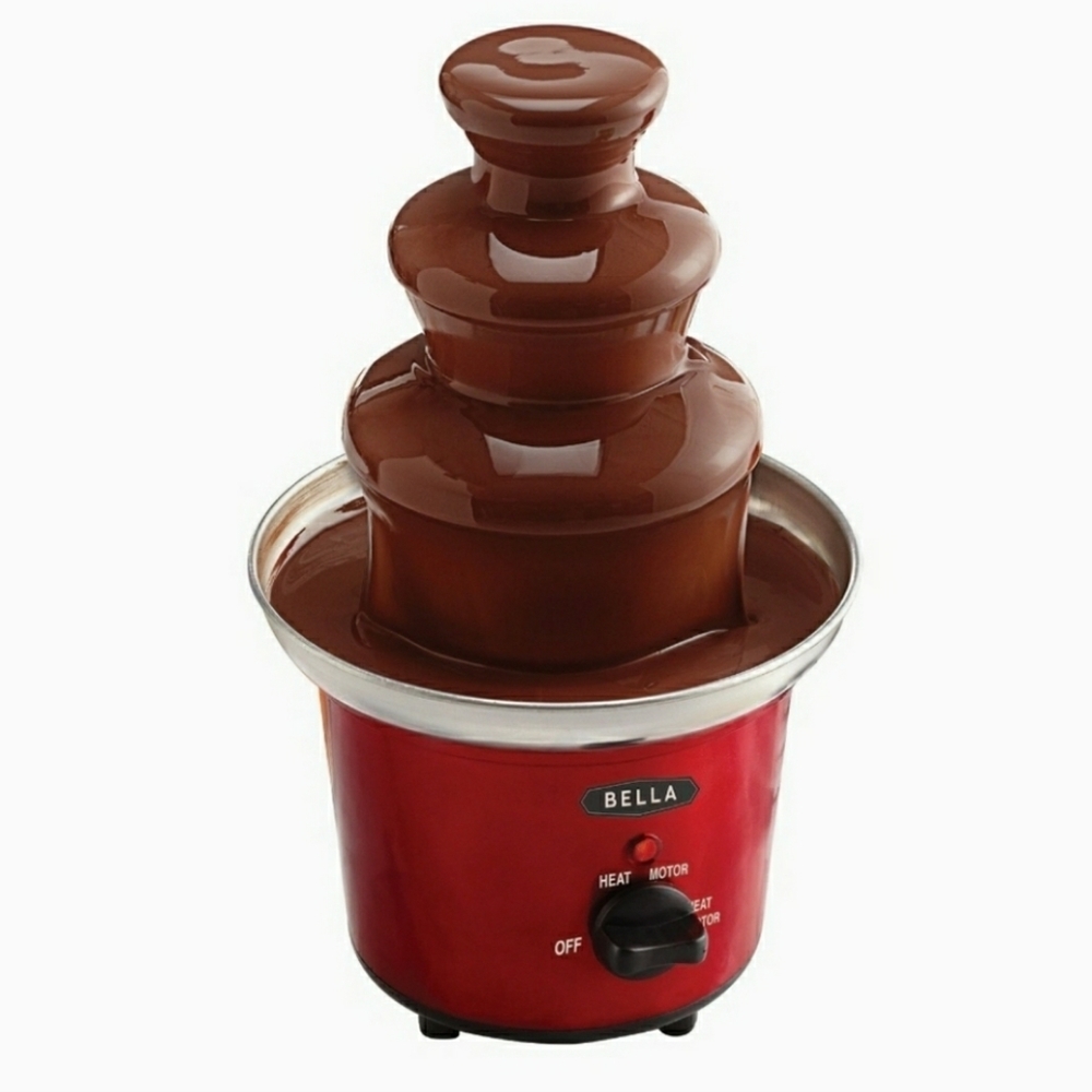 Bella Fondue Fountain Chocolate & Cheese RED 13715